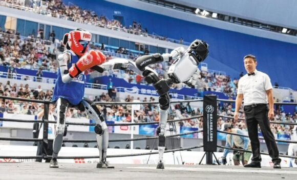 CREATIVIDAD Y FUERZA ROBÓTICA BRILLAN EN LOS JUEGOS MUNDIALES DE ROBOTS HUMANOIDES EN CHINA
