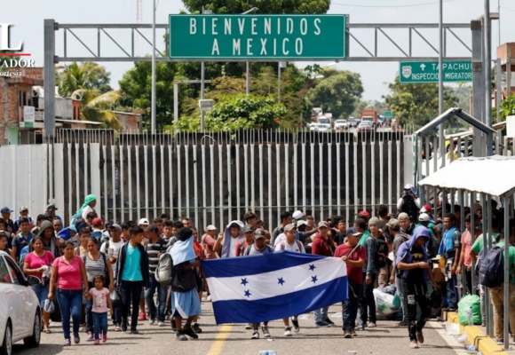 ¡URGENTE! CARAVANA MIGRANTE SALDRÁ DE MÉXICO HACIA EE.UU., MAYORÍA SON HONDUREÑOS Y VENEZOLANOS