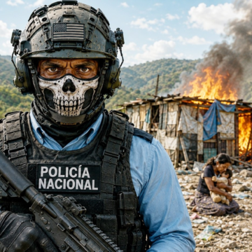 OJOS VERDES Y AZULES, LAMEN HAMBRIENTOS LAS TIERRAS DE HONDURAS Y BANDERA NEGRA GRINGA ONDEA EN MALNACIDOS