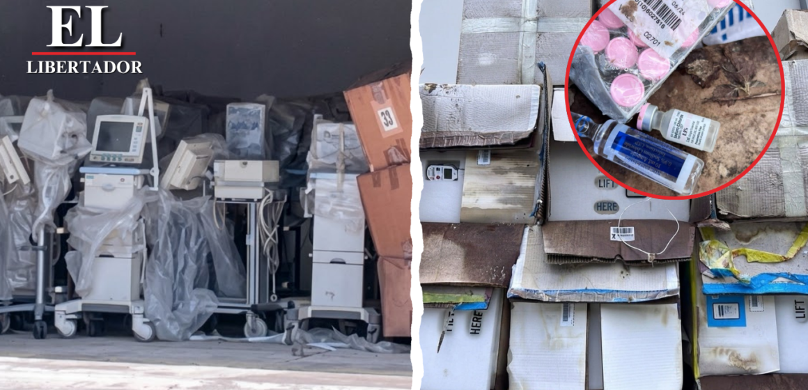 ¡DELITO! EN BASURA TERMINÓ VALIOSO EQUIPO MÉDICO-HOSPITALARIO Y OTROS INSUMOS QUE CLAMA EL PUEBLO HONDUREÑO