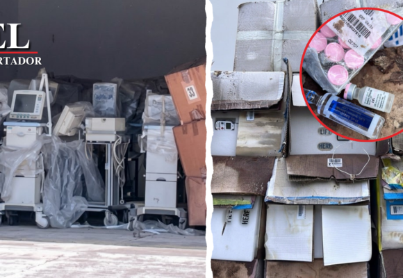 ¡DELITO! EN BASURA TERMINÓ VALIOSO EQUIPO MÉDICO-HOSPITALARIO Y OTROS INSUMOS QUE CLAMA EL PUEBLO HONDUREÑO